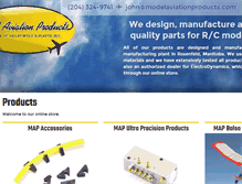 Tablet Screenshot of modelaviationproducts.com